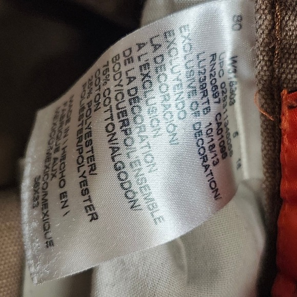 Dickies Women's‎ Brown Carpenter Pants Size 36x32 Canvas Work Utility Trousers - Picture 5 of 7